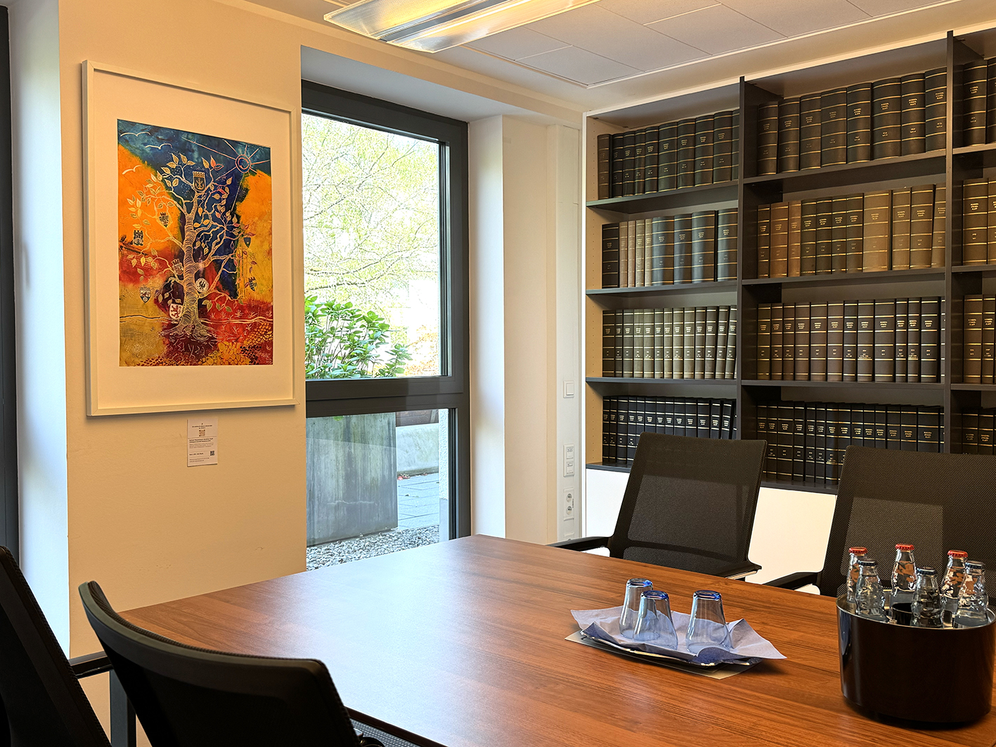 Besprechungszimmer bei WSSK Steuerberatung und Wirtschaftsprüfung in Solingen