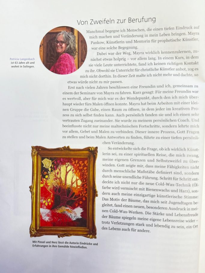 SCM-Verlag Artikel im Magazin "LebensLauf" Dezember 2024