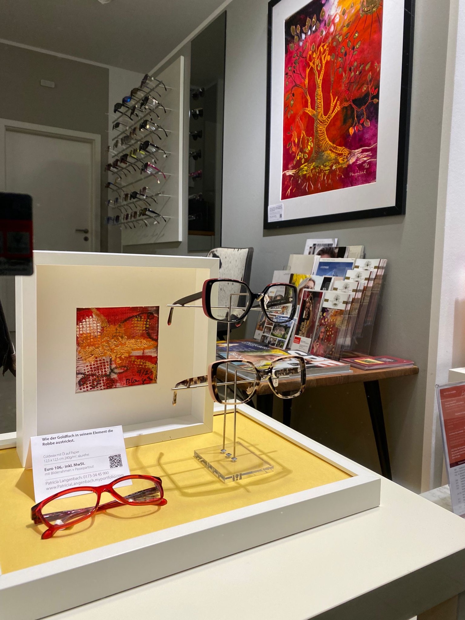 Innenraumbelebung bei Optiker Lorbach, Solingen