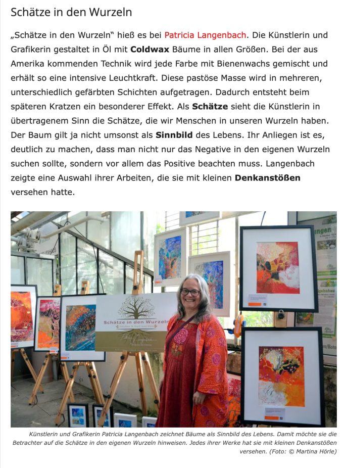 Das Solingen Magazin Kunst im Herbst Botanischer Garten Solingen Oktober 2022